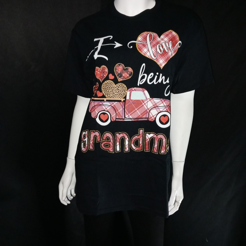 💜Love Being Grandma💜 Women's Printed T-Shirt